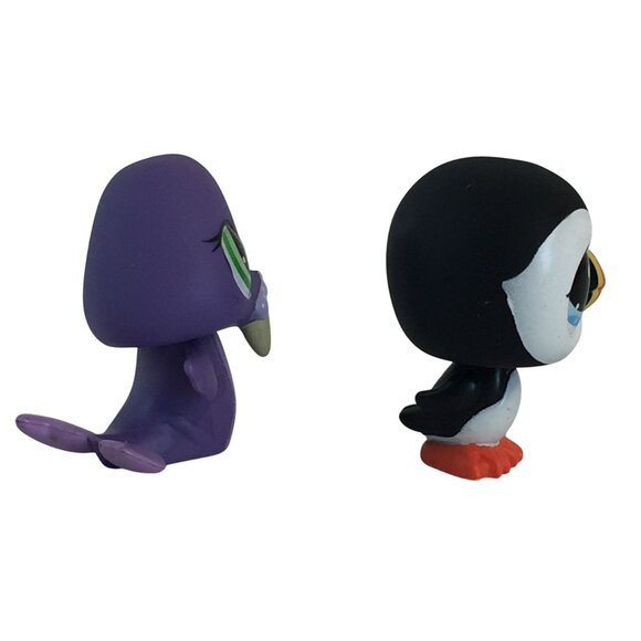 Littlest Pet Shop LPS #1085 Penguin #654 Puffin #1511 Walrus Arctic Figures - Picture 5 of 15